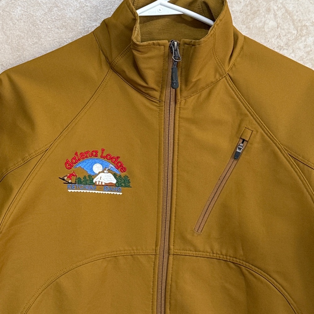 Ibex Galena Lodge logo Men's Brown climawool mix Jacket size s - Picture 3 of 12
